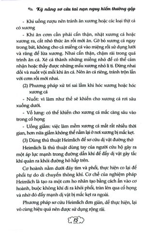  Combo 2 Cuốn Kỹ Năng Sơ Cứu ( Tai Nạn Nguy Hiểm Thường Gặp + Tại Nhà ) 
