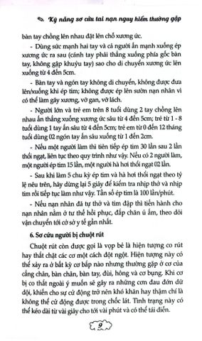  Combo 2 Cuốn Kỹ Năng Sơ Cứu ( Tai Nạn Nguy Hiểm Thường Gặp + Tại Nhà ) 