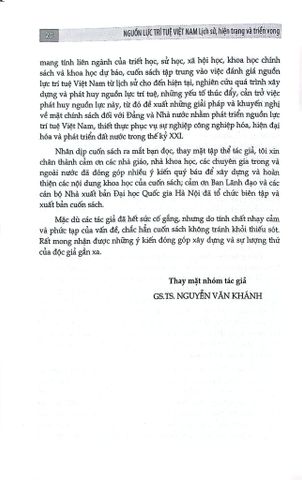  Nguồn Lực Trí Tuệ Việt Nam - Lịch Sử, Hiện Trạng Và Triển Vọng - Nguyễn Vân Khánh 