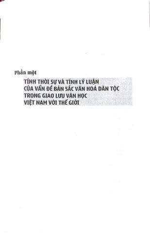  Bản Sắc Việt Nam Qua Giao Lưu Văn Học - Nguyễn Bá Thành 