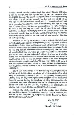  Bản Sắc Việt Nam Qua Giao Lưu Văn Học - Nguyễn Bá Thành 