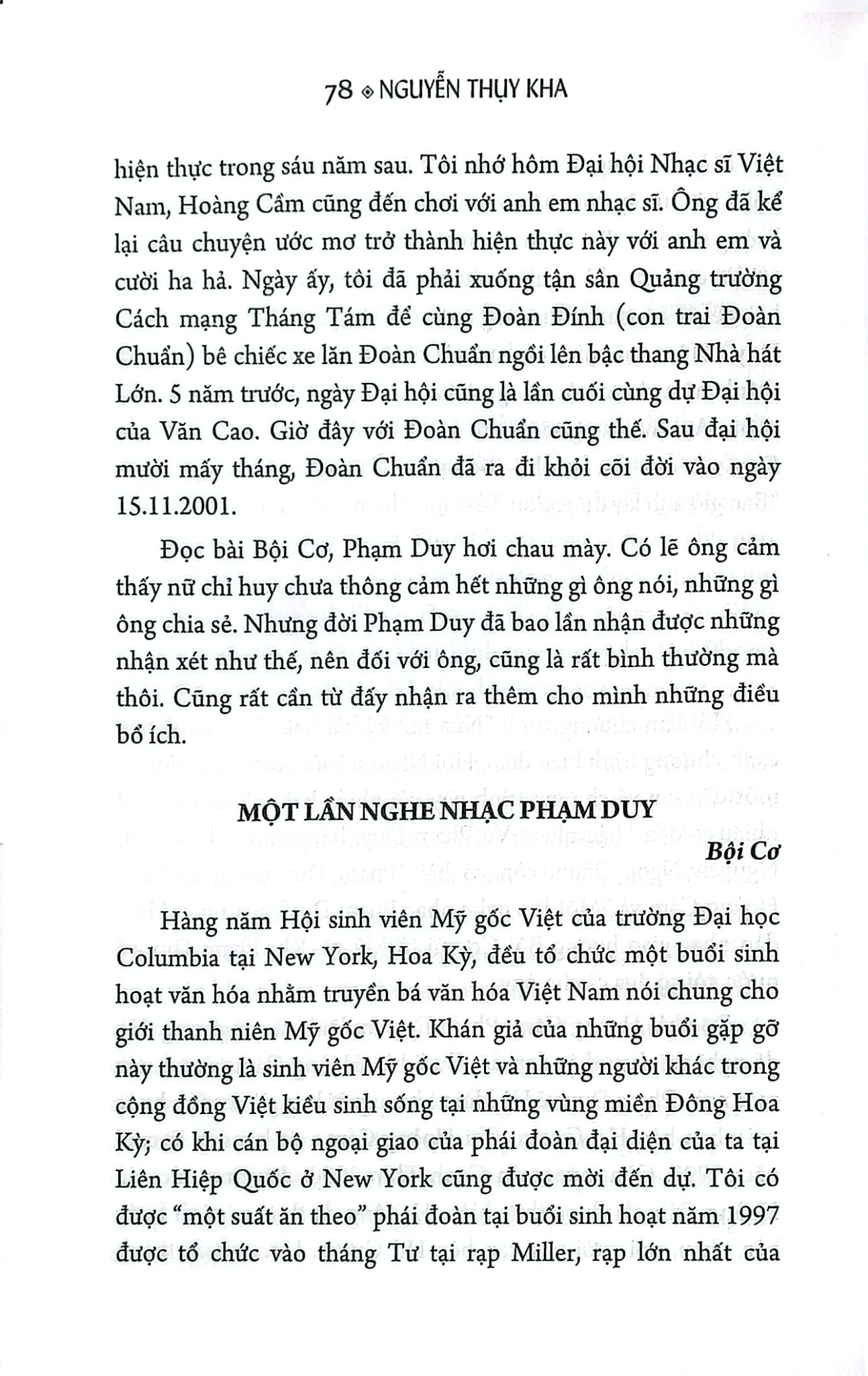 Phạm Duy Và Tôi - Nguyễn Thụy Kha