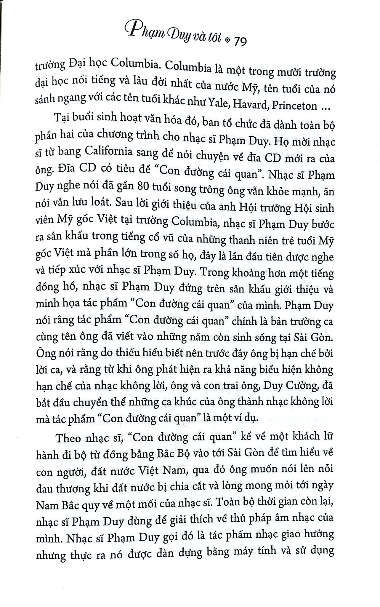 Phạm Duy Và Tôi - Nguyễn Thụy Kha