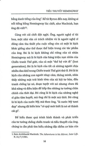  Tiểu Thuyết Hemingway - Lê Đình Cúc 