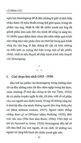  Tiểu Thuyết Hemingway - Lê Đình Cúc 