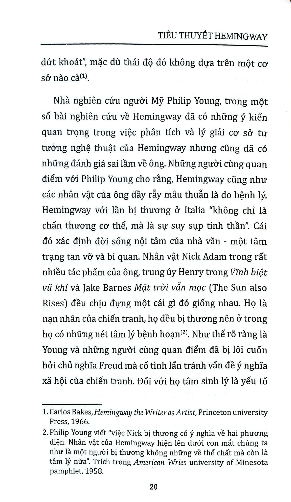 Tiểu Thuyết Hemingway - Lê Đình Cúc