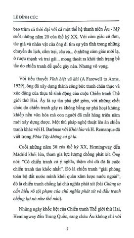  Tiểu Thuyết Hemingway - Lê Đình Cúc 