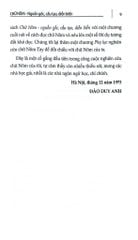 Chữ Nôm, Nguồn Gốc, Cấu Tạo, Diễn Biến - Đào Duy Anh