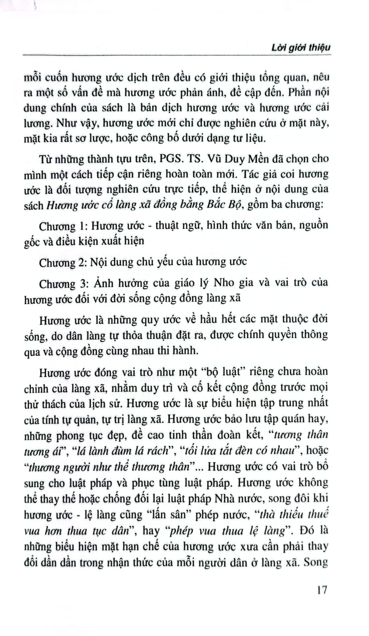 Hương Ước Cổ Làng Xã Đồng Bằng Bắc Bộ - Vũ Duy Mền (xuất bản 2019)