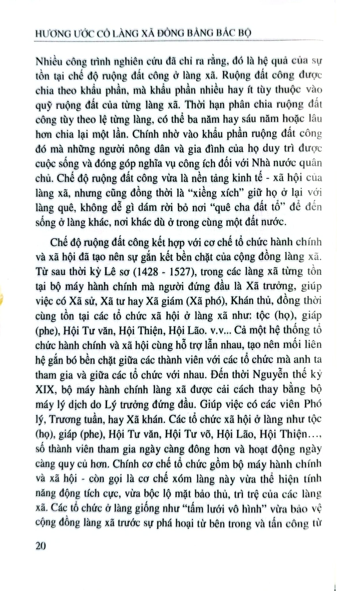 Hương Ước Cổ Làng Xã Đồng Bằng Bắc Bộ - Vũ Duy Mền (xuất bản 2019)