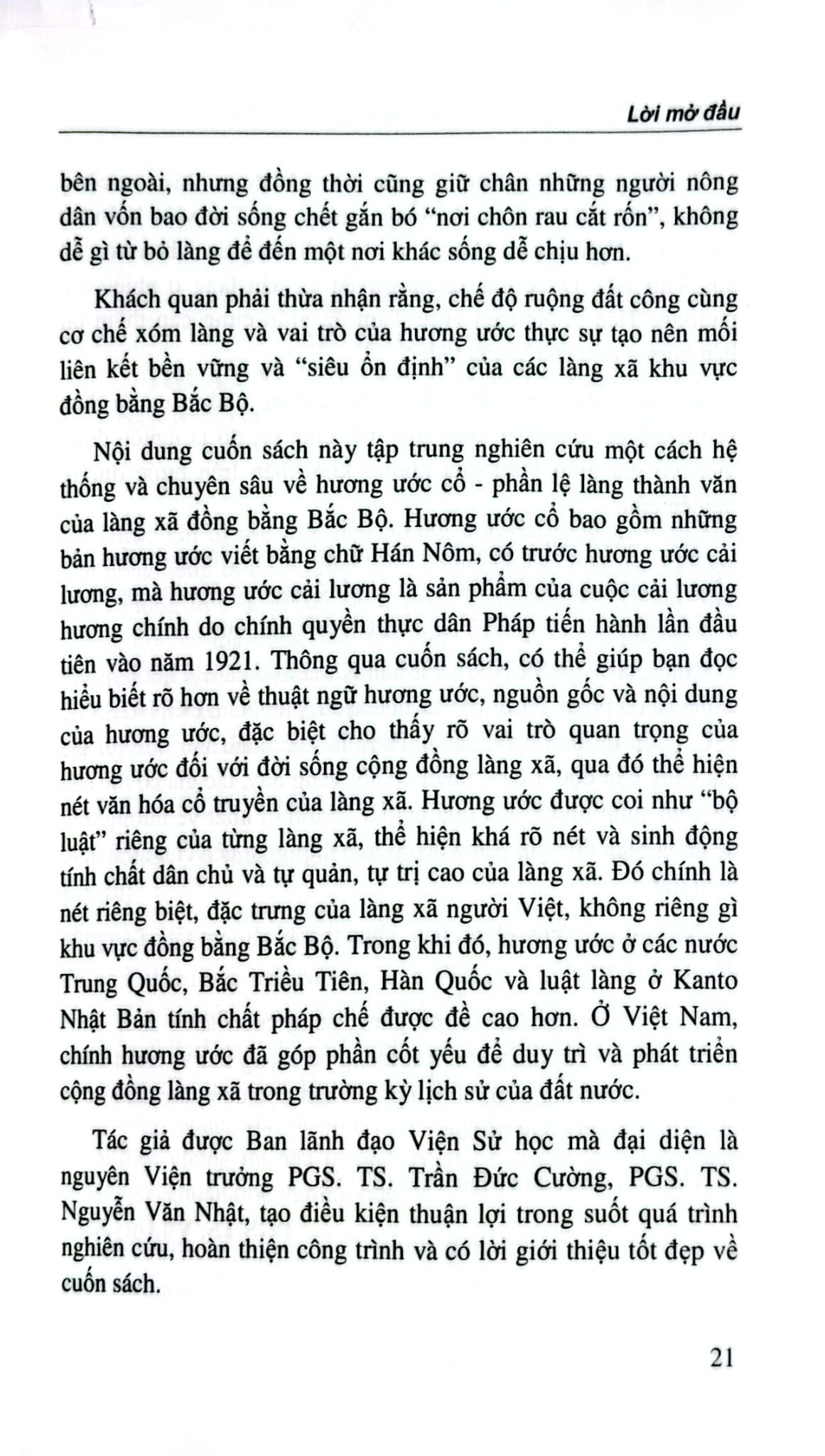Hương Ước Cổ Làng Xã Đồng Bằng Bắc Bộ - Vũ Duy Mền (xuất bản 2019)