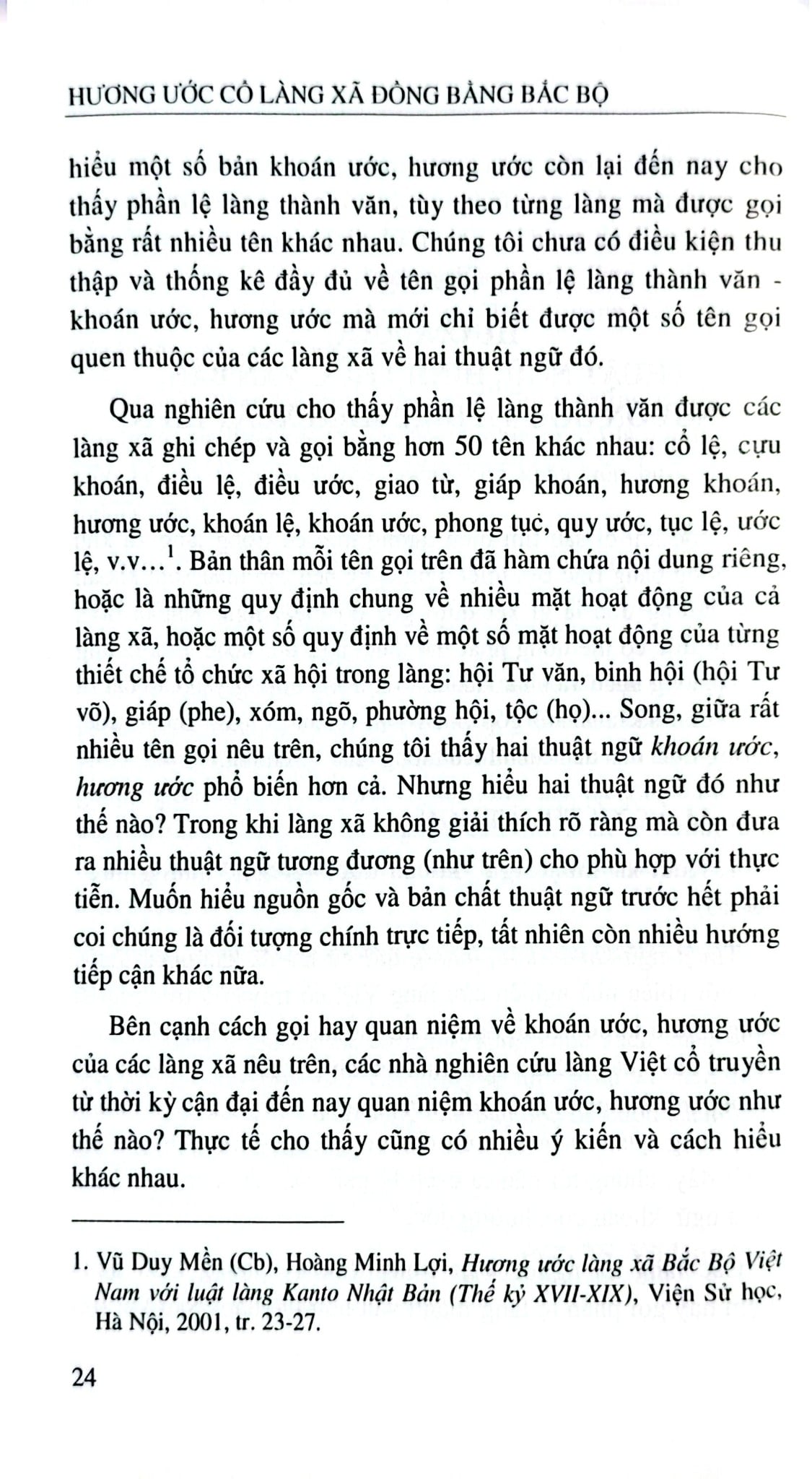 Hương Ước Cổ Làng Xã Đồng Bằng Bắc Bộ - Vũ Duy Mền (xuất bản 2019)