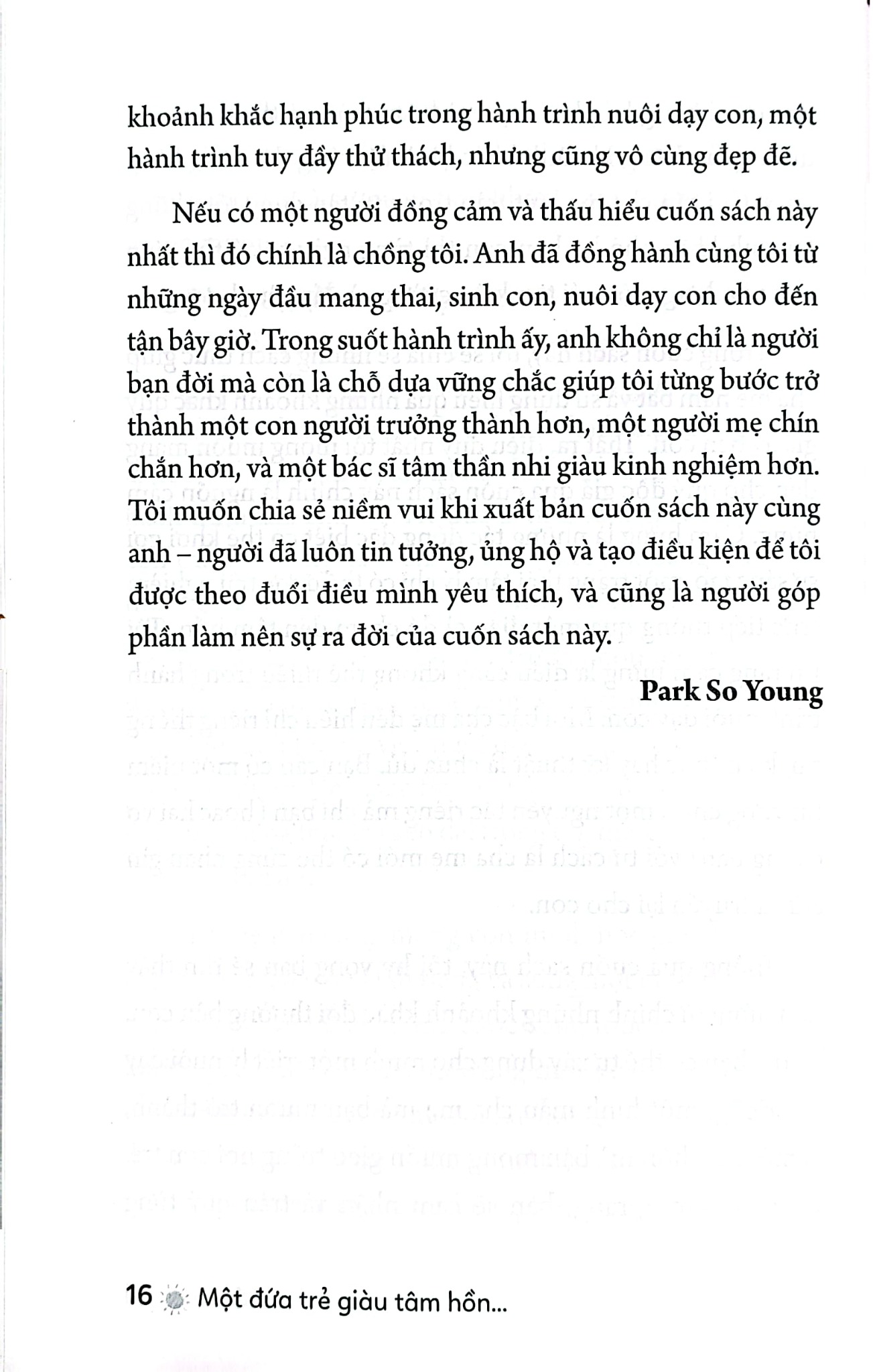 Một Đứa Trẻ Giàu Tâm Hồn Sẽ Trưởng Thành Như Thế Nào? - Park Soyoung