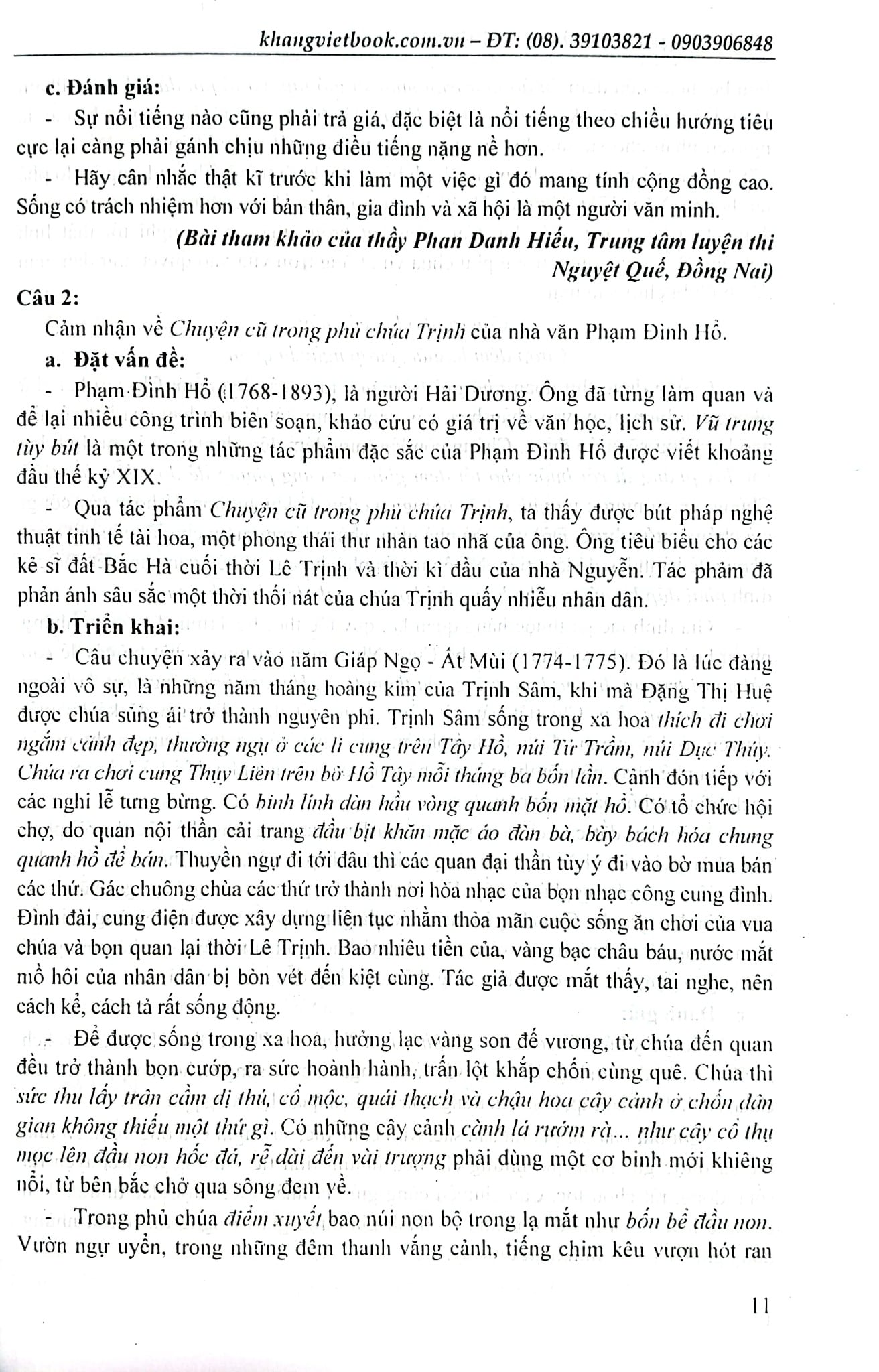 Chiến Thắng Kì Thi 9 Vào 10 Ngữ Văn - Phan Thế Hoài