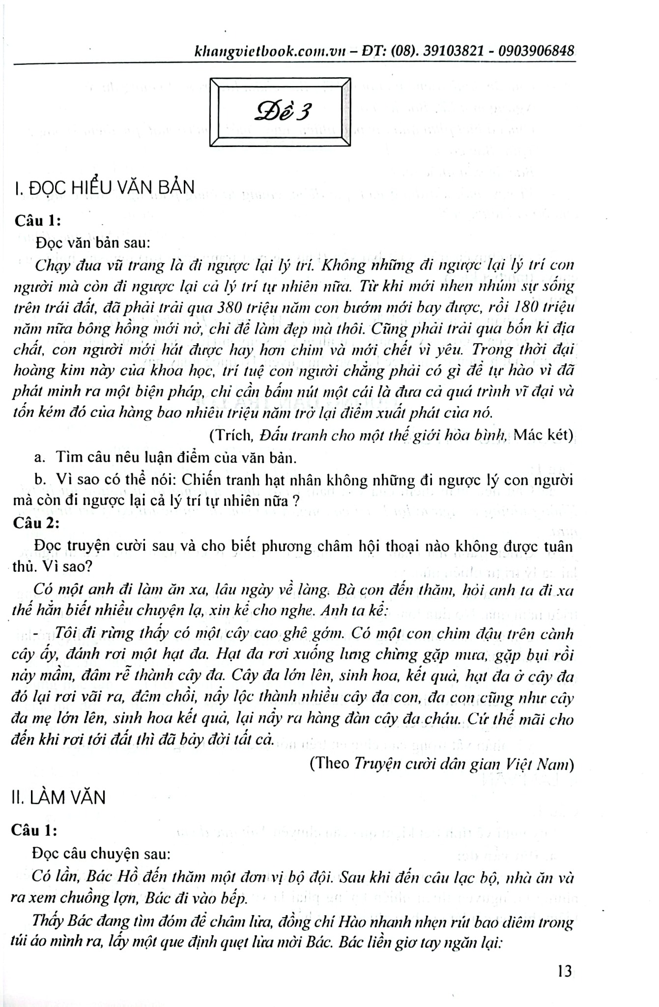 Chiến Thắng Kì Thi 9 Vào 10 Ngữ Văn - Phan Thế Hoài