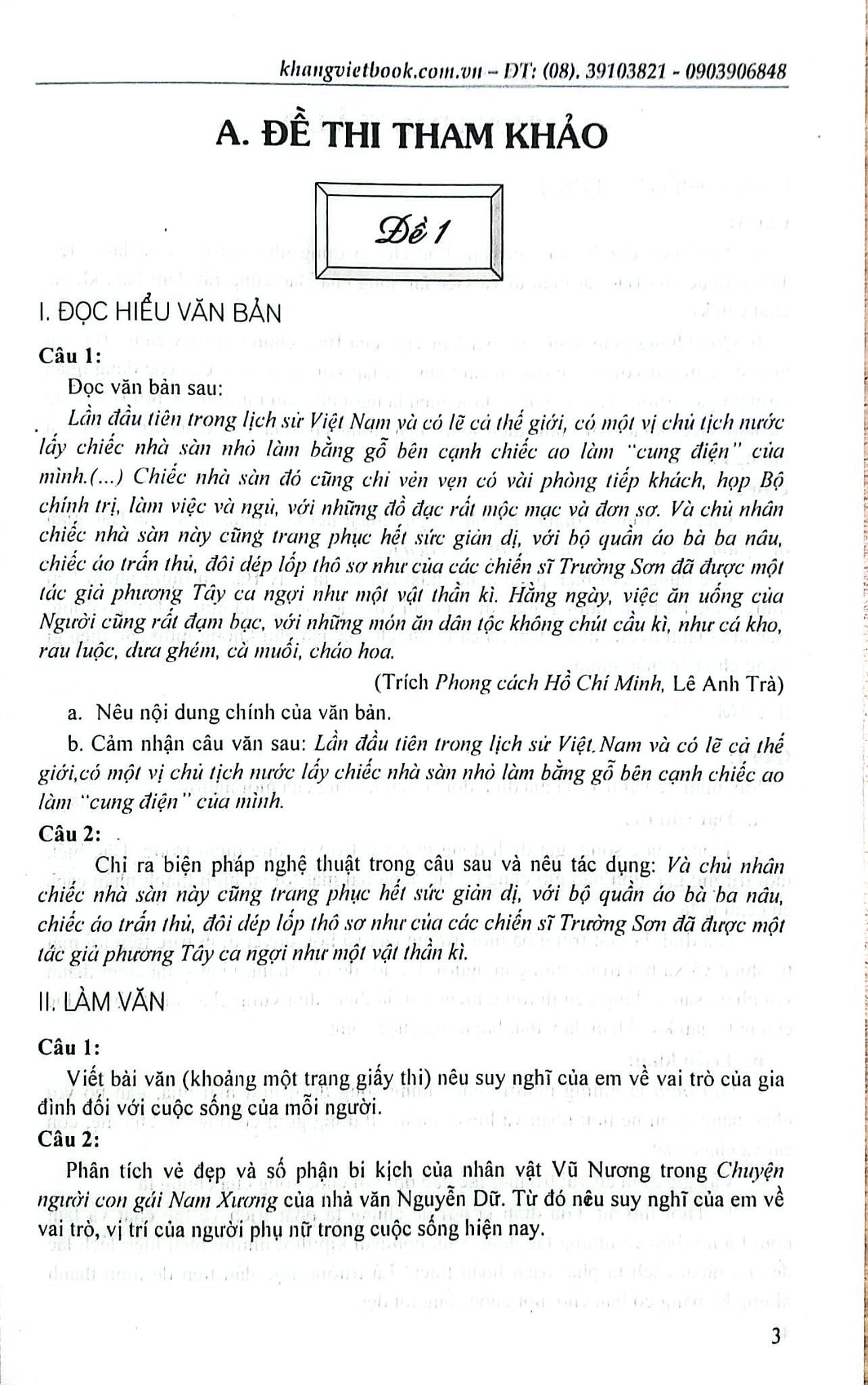Chiến Thắng Kì Thi 9 Vào 10 Ngữ Văn - Phan Thế Hoài