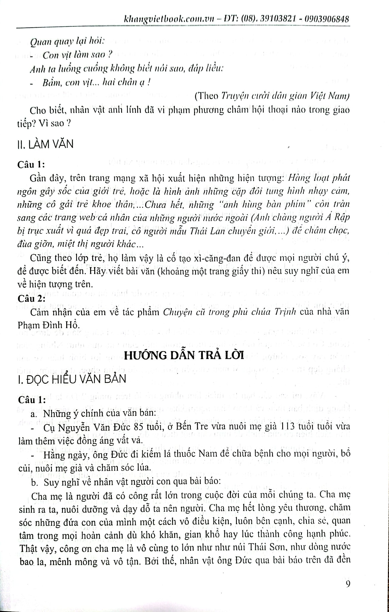 Chiến Thắng Kì Thi 9 Vào 10 Ngữ Văn - Phan Thế Hoài