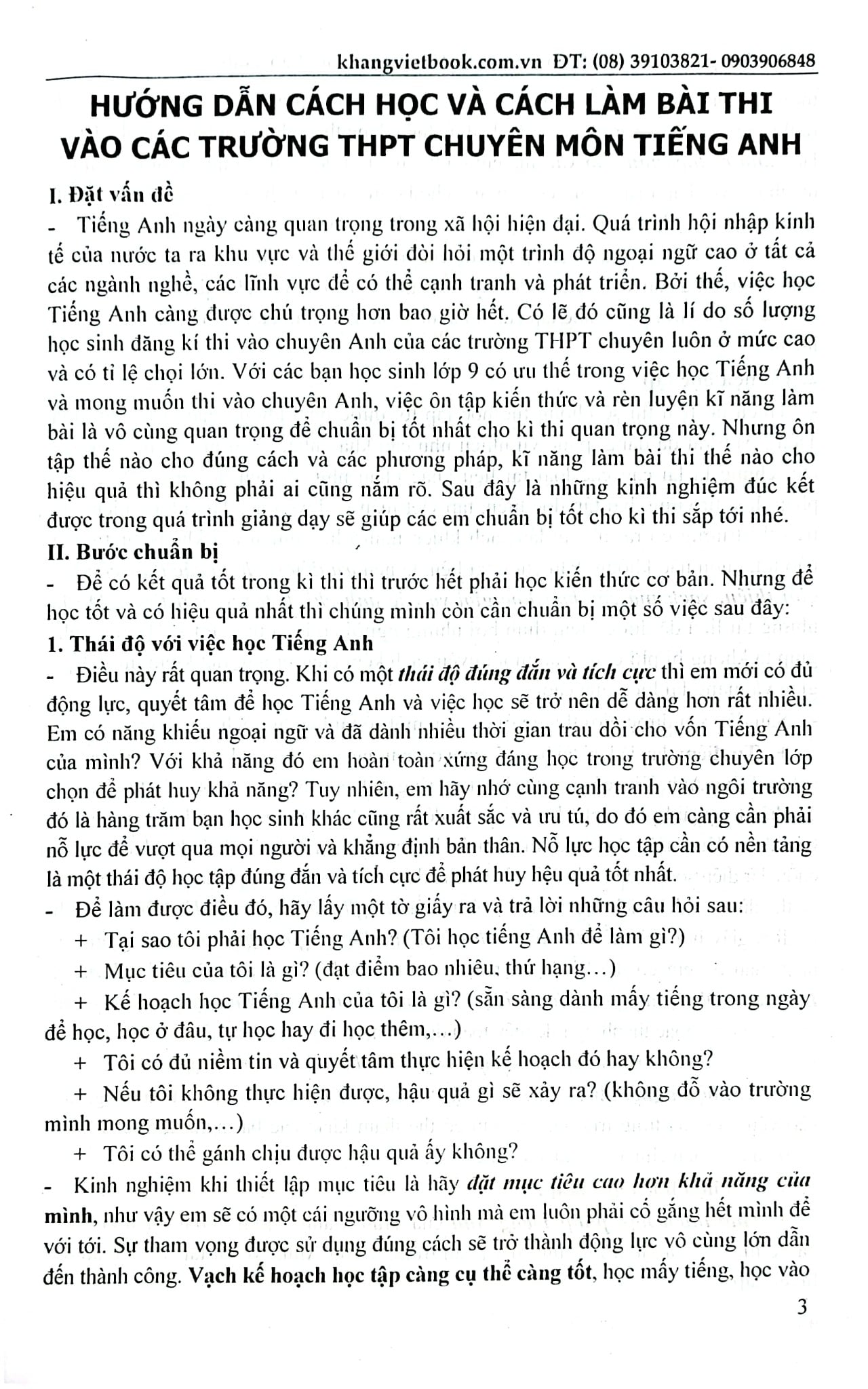 Chiến Thắng Kì Thi 9 Vào 10 Chuyên Môn Tiếng Anh - Bùi Văn Vinh