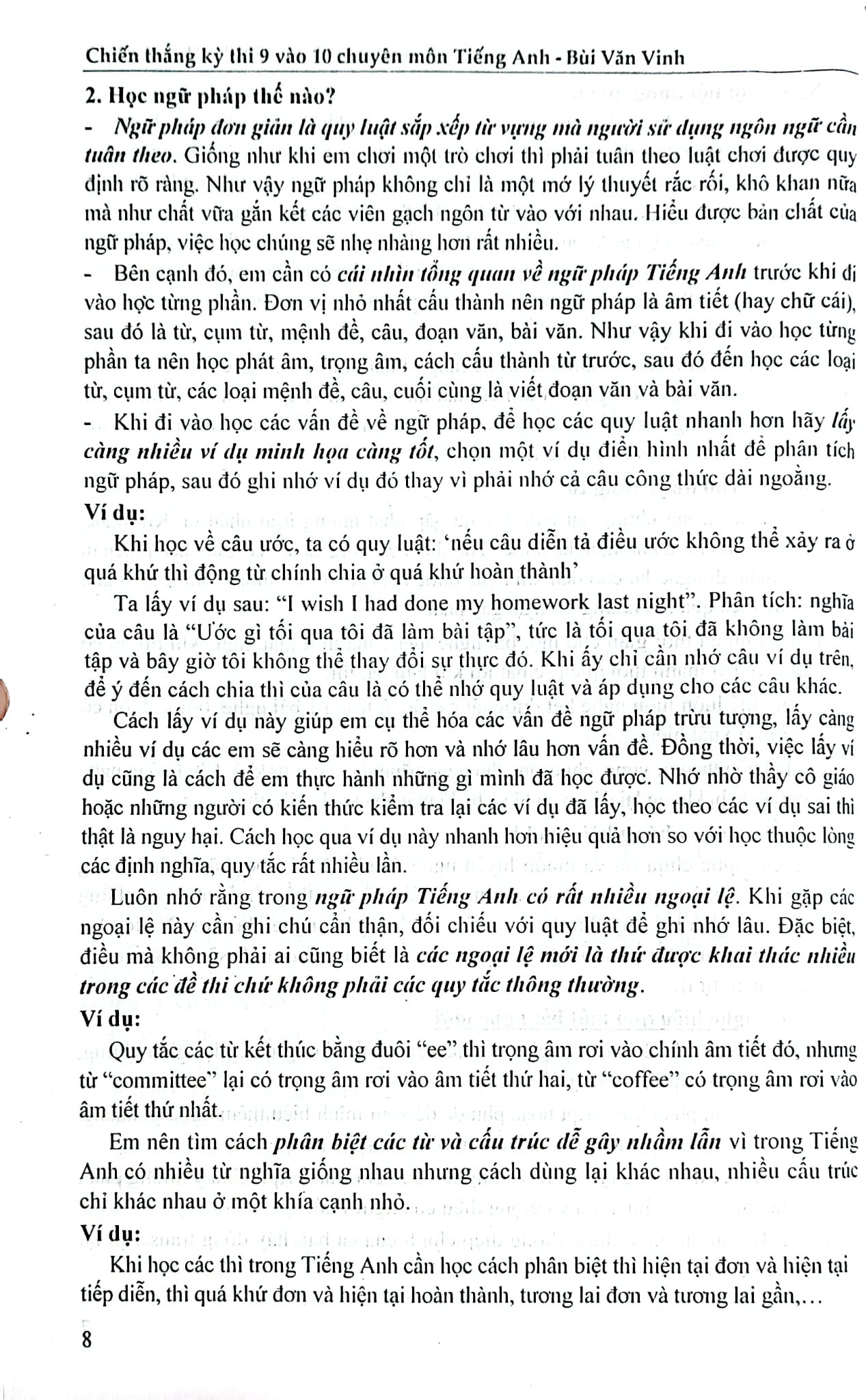 Chiến Thắng Kì Thi 9 Vào 10 Chuyên Môn Tiếng Anh - Bùi Văn Vinh