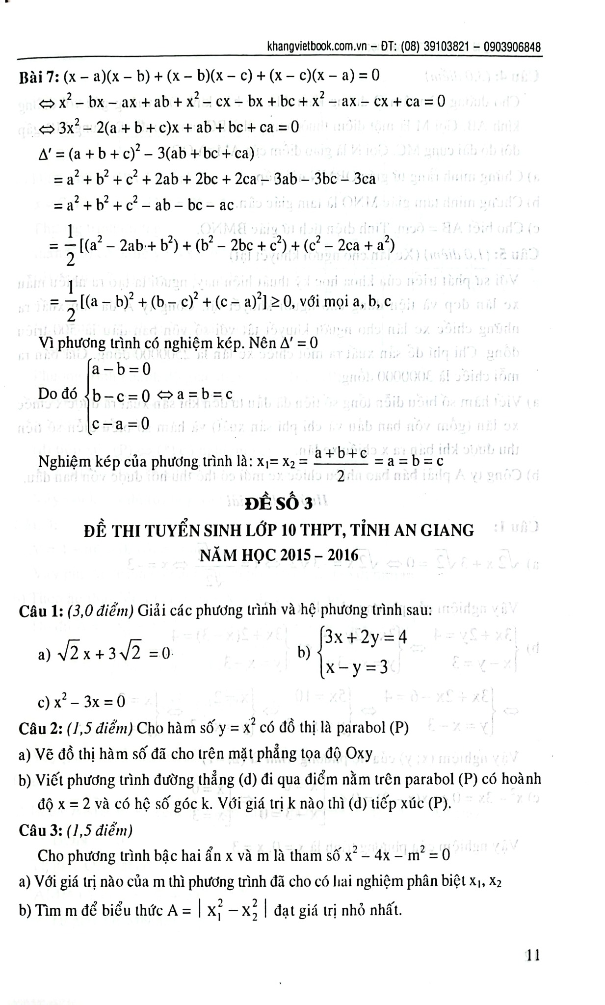 Chiến Thắng Kì Thi 9 Vào 10 Toán Học - Nguyễn Đức Tấn