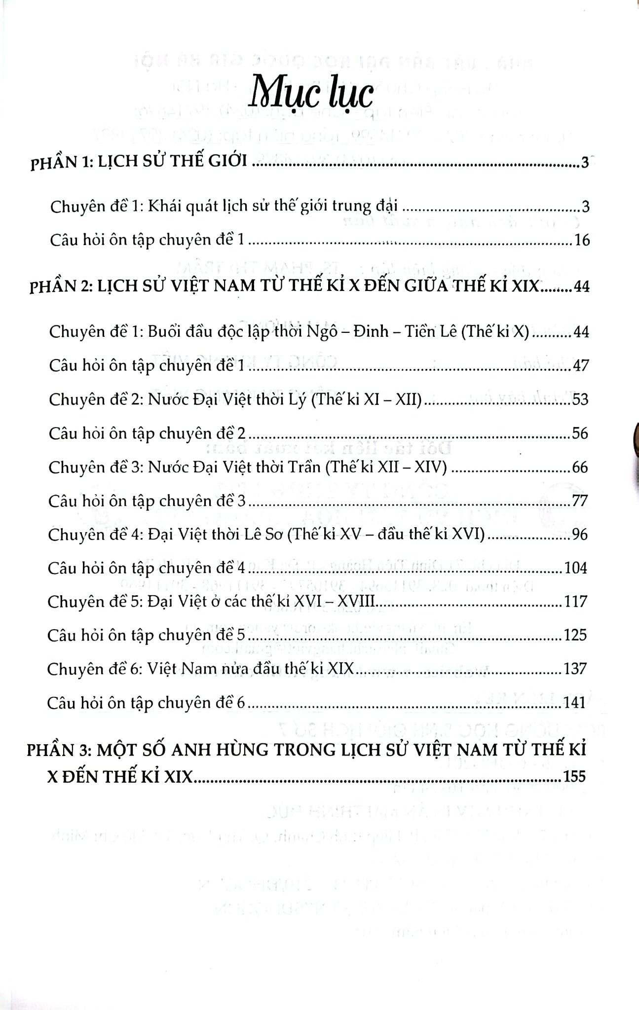Bồi Dưỡng Học Sinh Giỏi Lịch Sử 7 - Trương Ngọc Thơi