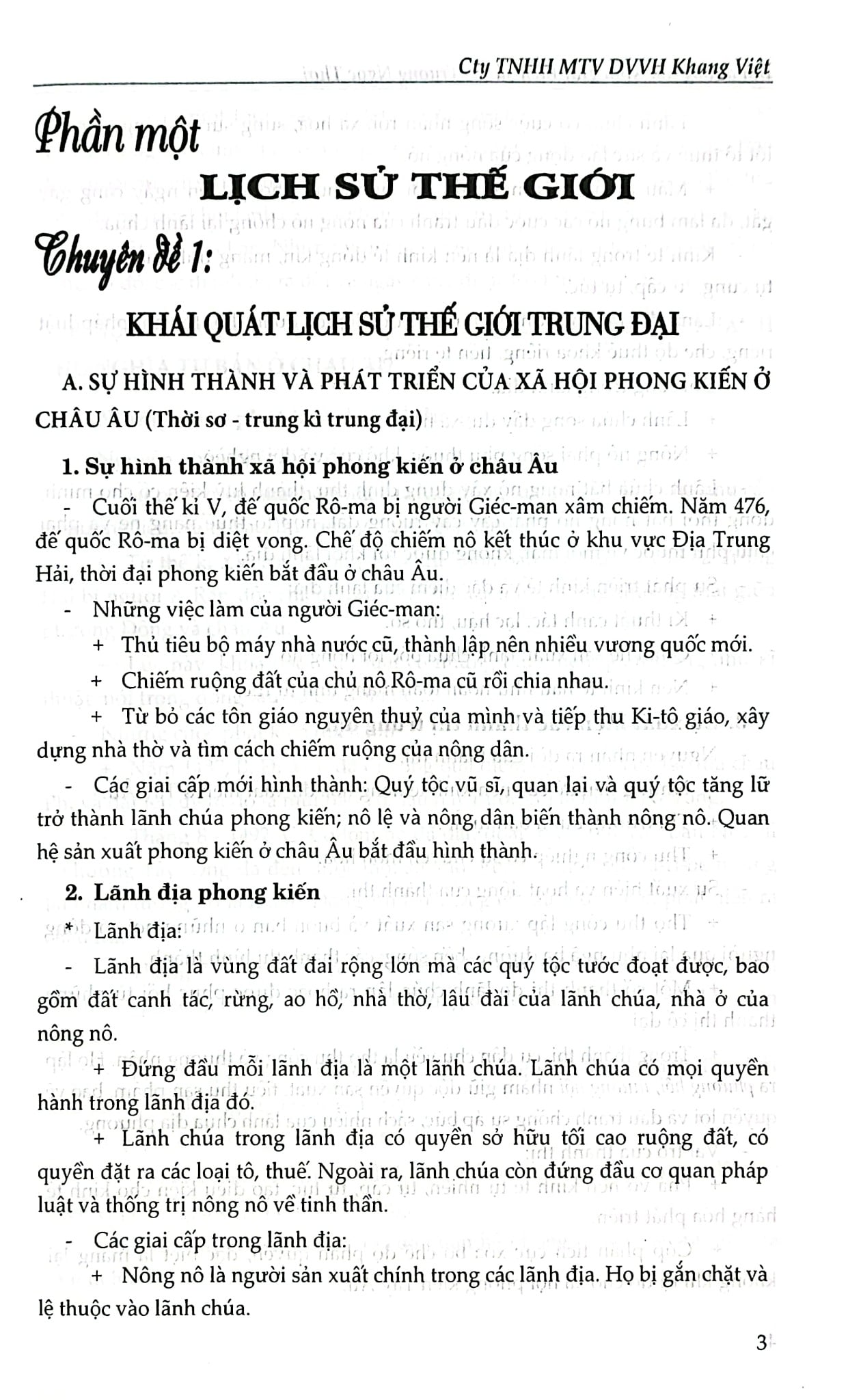 Bồi Dưỡng Học Sinh Giỏi Lịch Sử 7 - Trương Ngọc Thơi