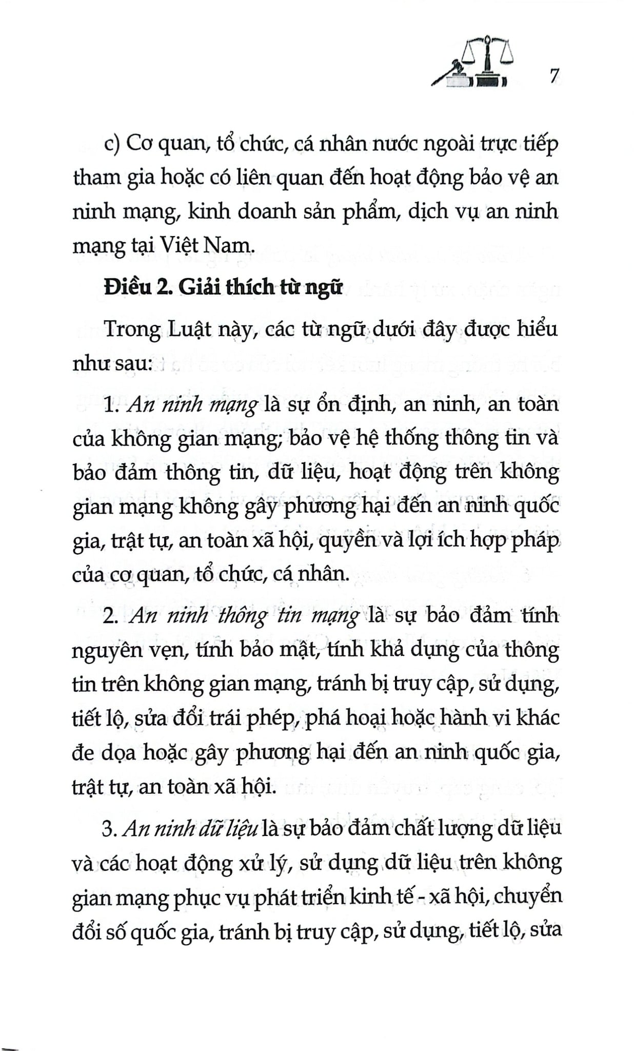 Luật An Ninh Mạng Năm 2025 (NXBLĐ) - Quốc Hội