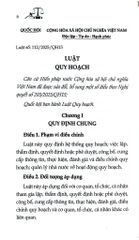 Luật Quy Hoạch Năm 2025 (NXBLĐ) - Quốc Hội
