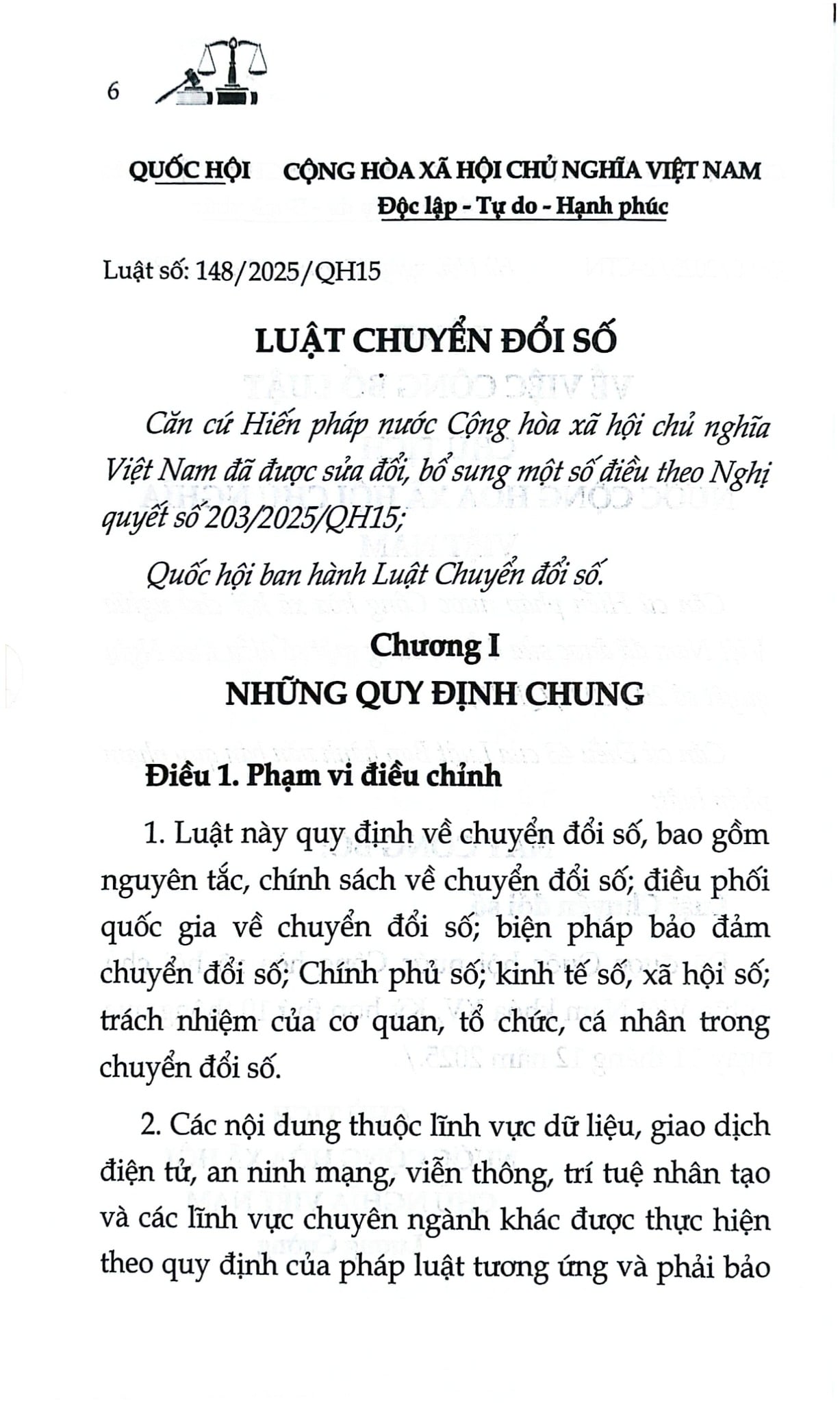 Luật Chuyển Đổi Số Năm 2025 (NXBLĐ) - Quốc Hội