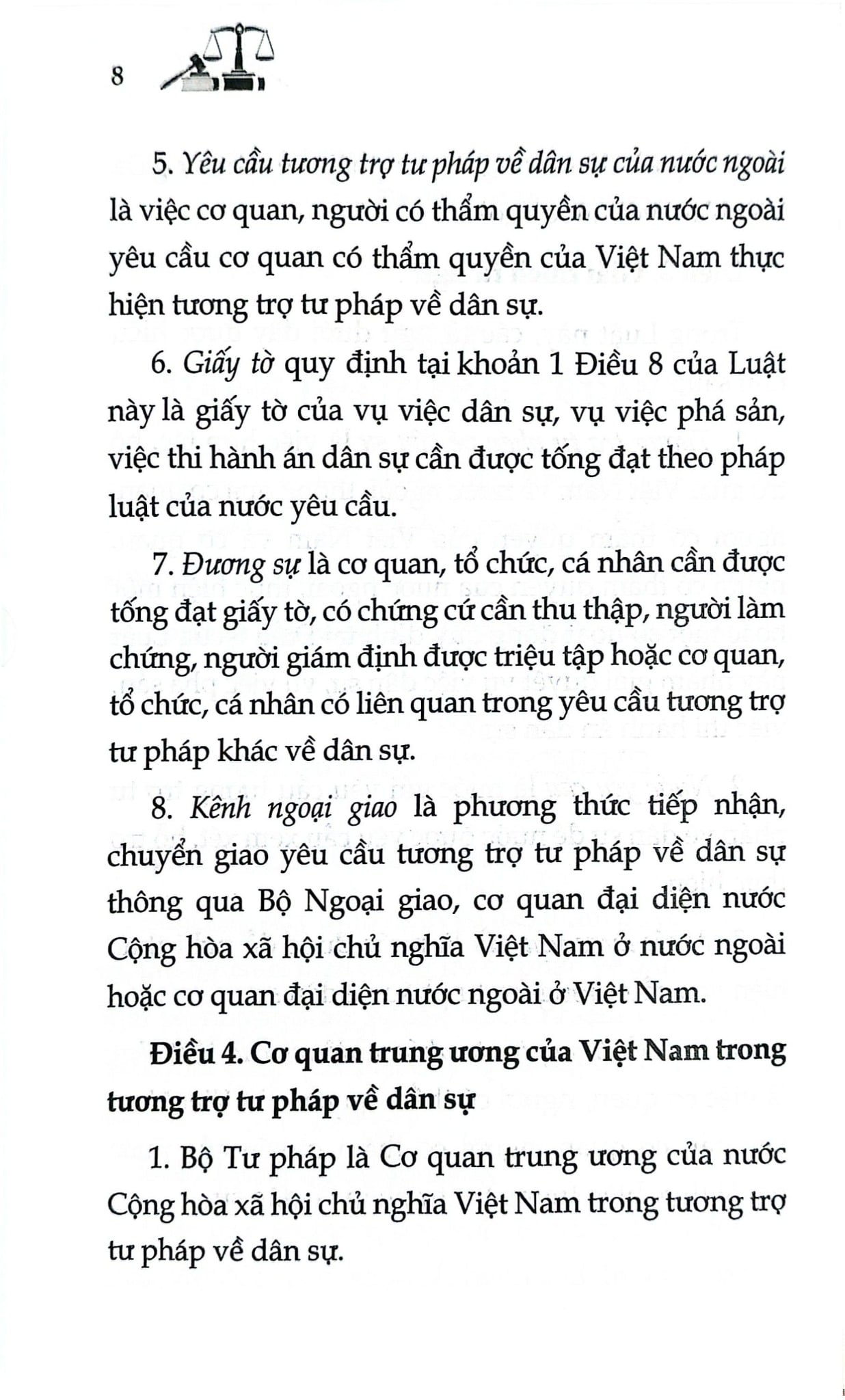 Luật Tương Trợ Tư Pháp Về Dân Sự Năm 2025 (NXBLĐ) - Quốc Hội