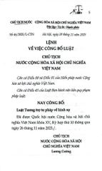 Luật Tương Trợ Tư Pháp Về Hình Sự Năm 2025 (NXBLĐ) - Quốc Hội
