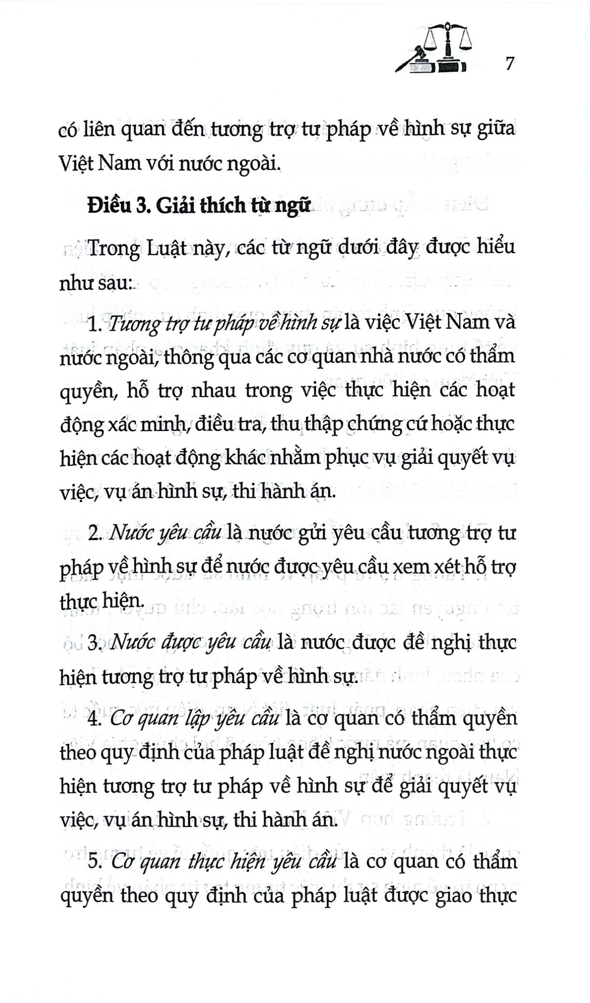 Luật Tương Trợ Tư Pháp Về Hình Sự Năm 2025 (NXBLĐ) - Quốc Hội