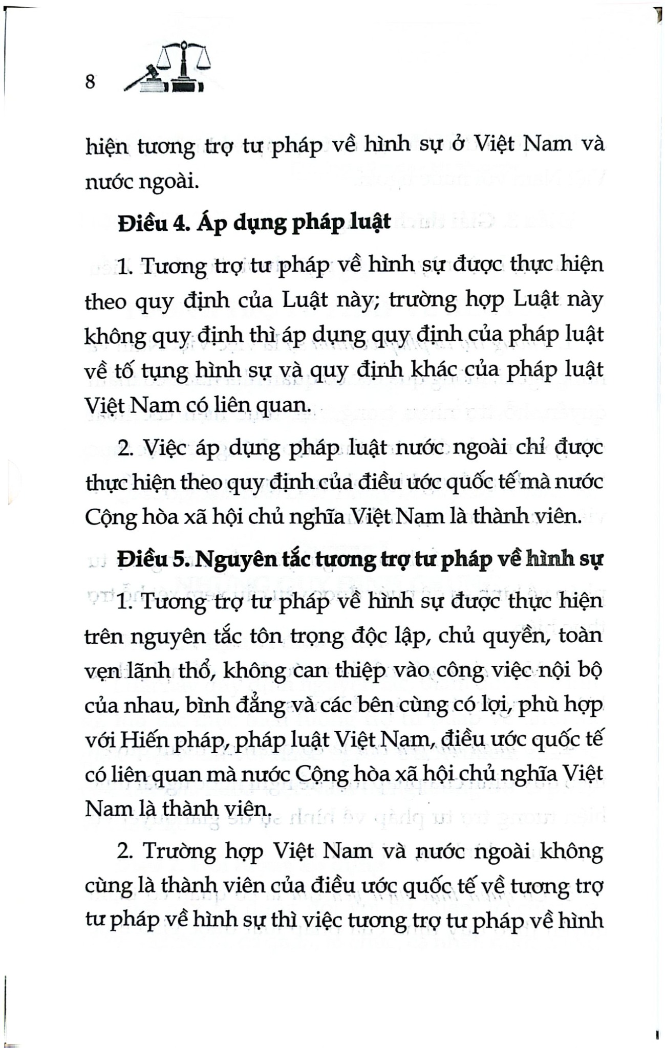 Luật Tương Trợ Tư Pháp Về Hình Sự Năm 2025 (NXBLĐ) - Quốc Hội