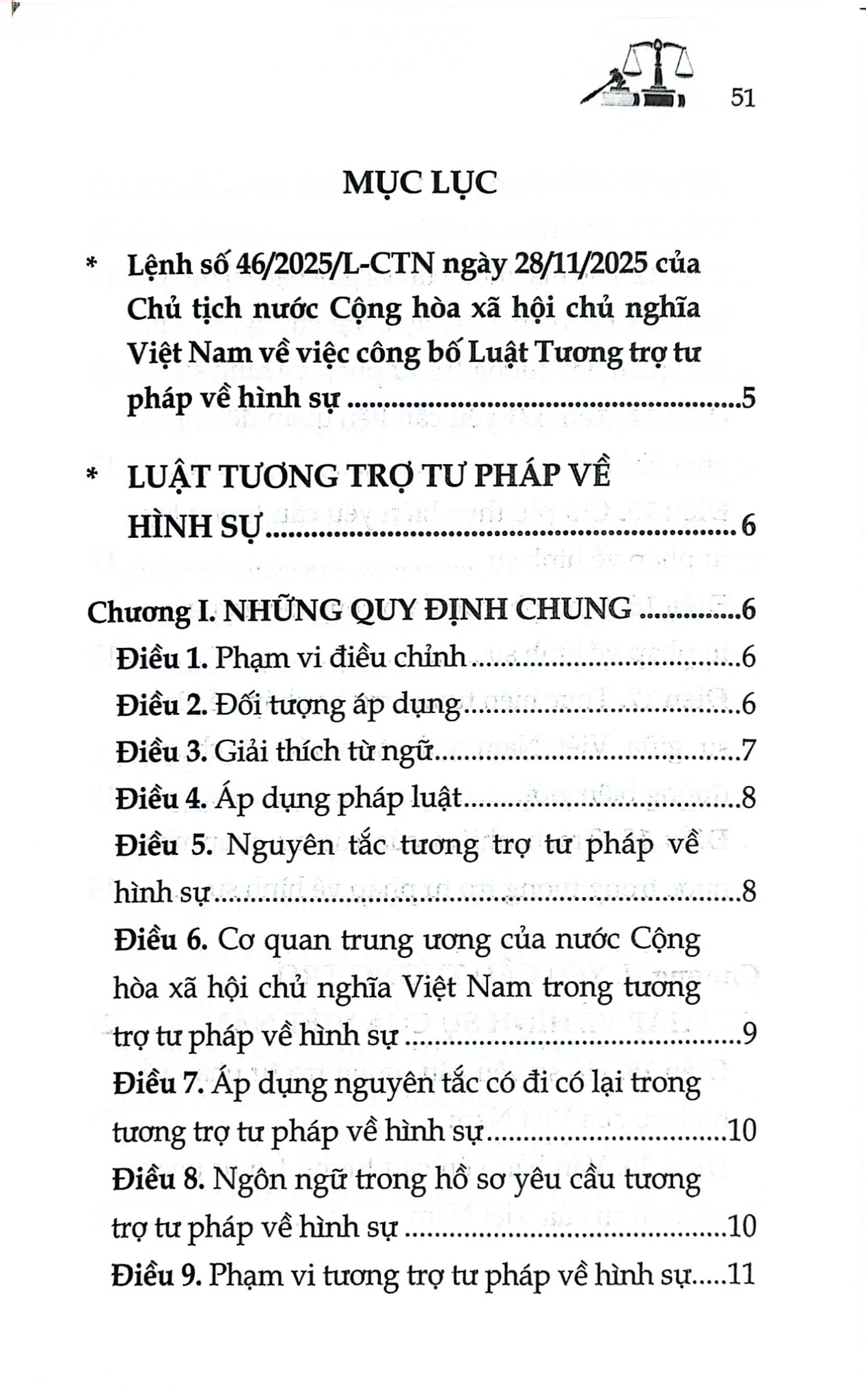Luật Tương Trợ Tư Pháp Về Hình Sự Năm 2025 (NXBLĐ) - Quốc Hội