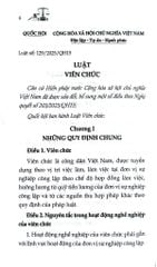 Luật Viên Chức Năm 2025 (NXBLĐ) - Quốc Hội