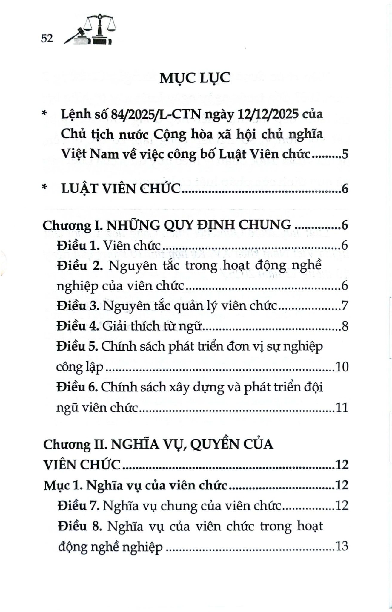 Luật Viên Chức Năm 2025 (NXBLĐ) - Quốc Hội