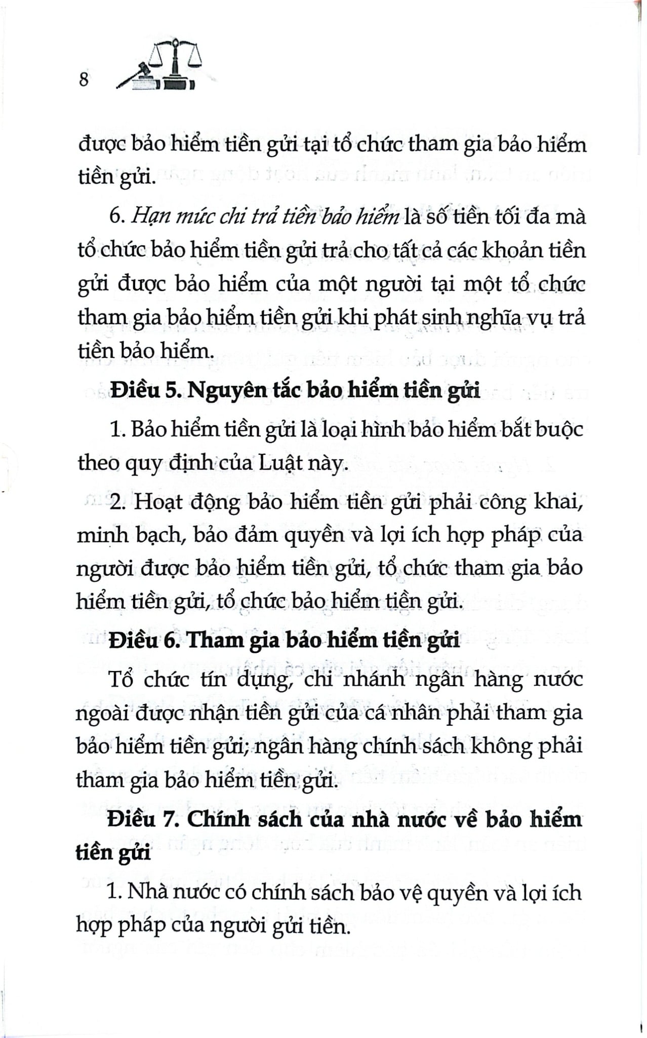 Luật Bảo Hiểm Tiền Gửi Năm 2025 (NXBLĐ) - Quốc Hội