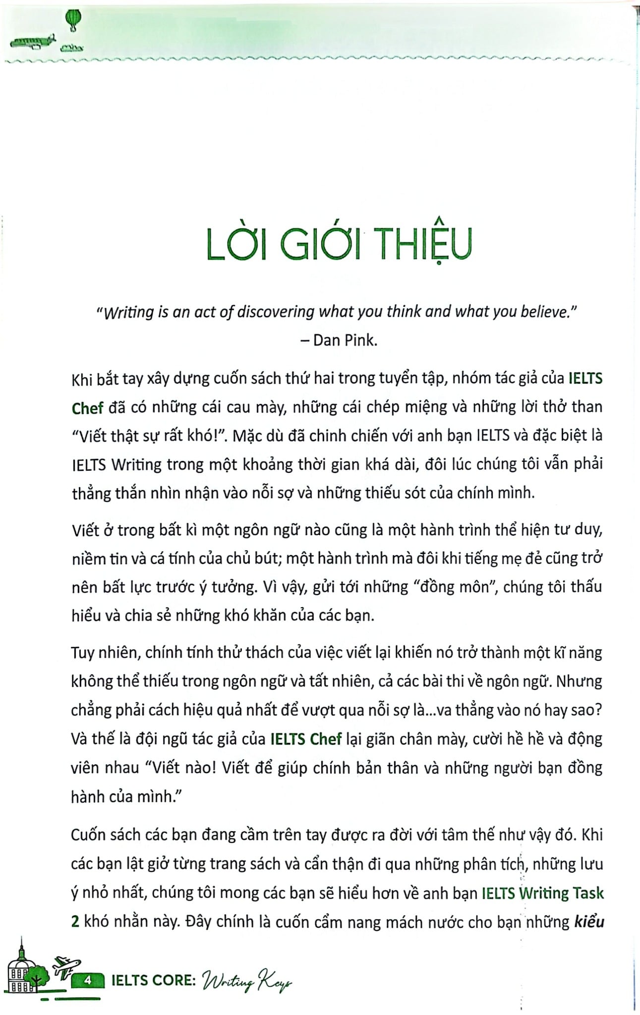 Combo 3 Cuốn Ielts Core ( Vocab Bank + Speaking Topics + Writing Keys )