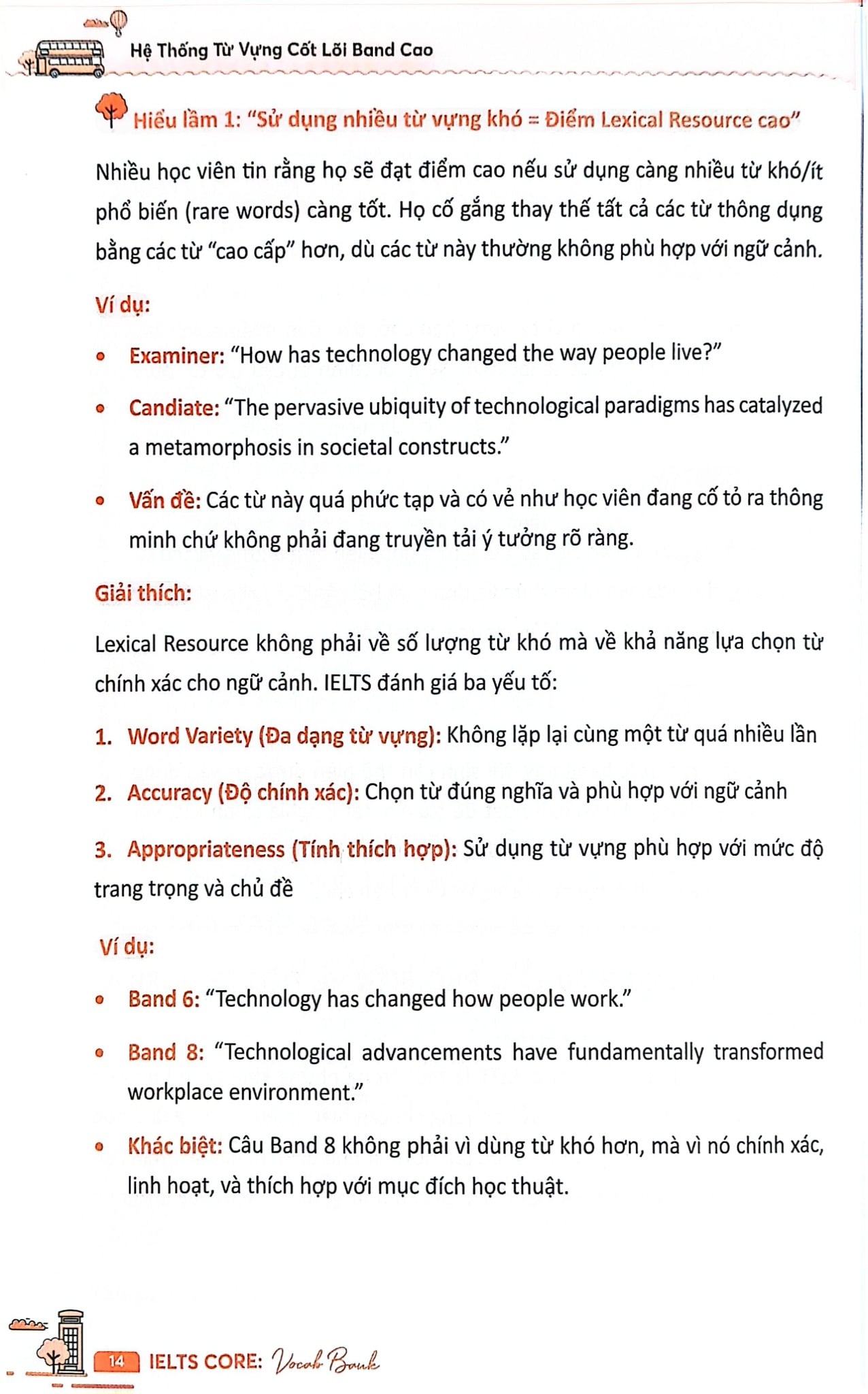 Combo 3 Cuốn Ielts Core ( Vocab Bank + Speaking Topics + Writing Keys )