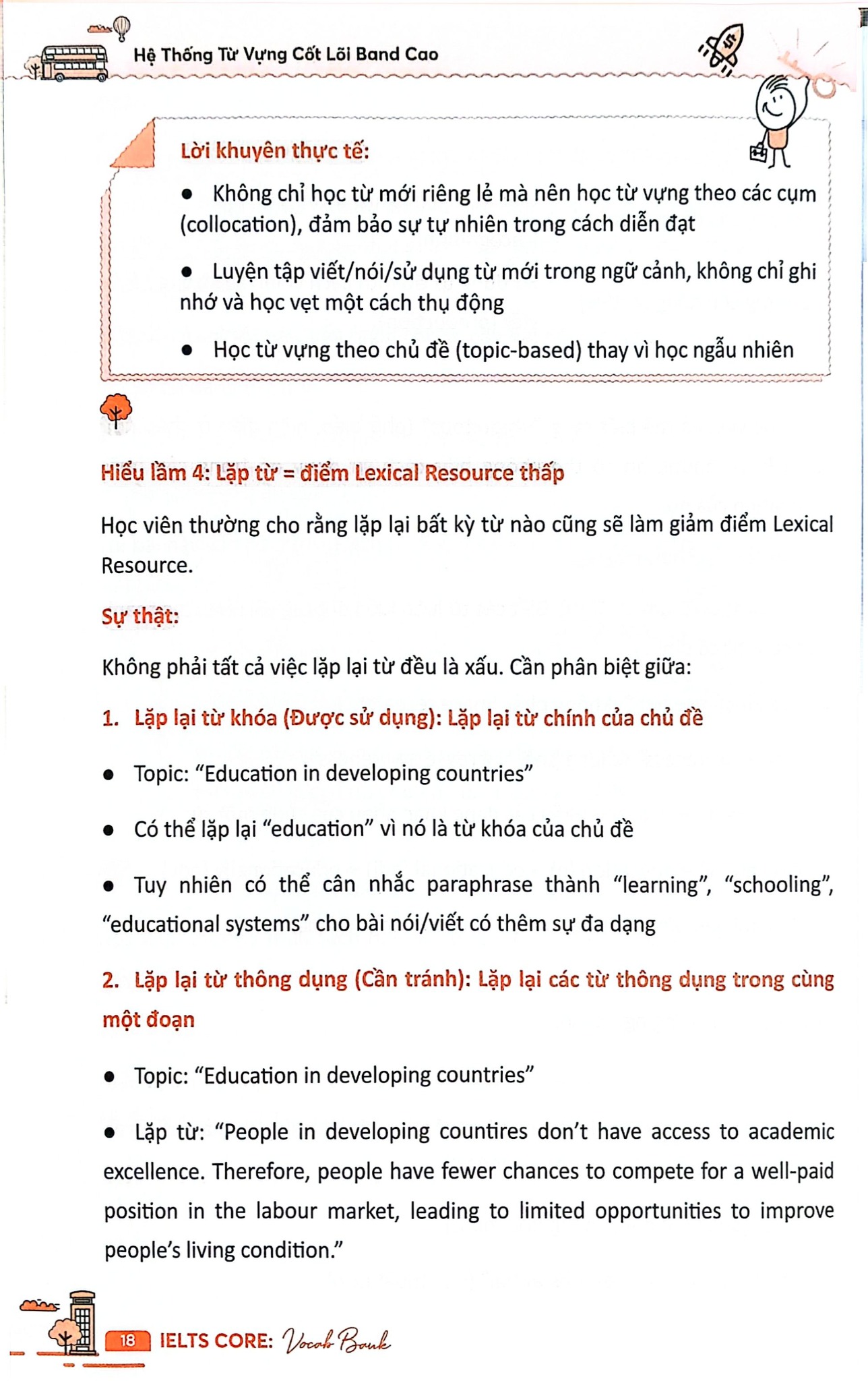 Ielts Core - Vocab Bank - Hệ Thống Từ Vựng Cốt Lõi Band Cao - Nhiều Tác Giả