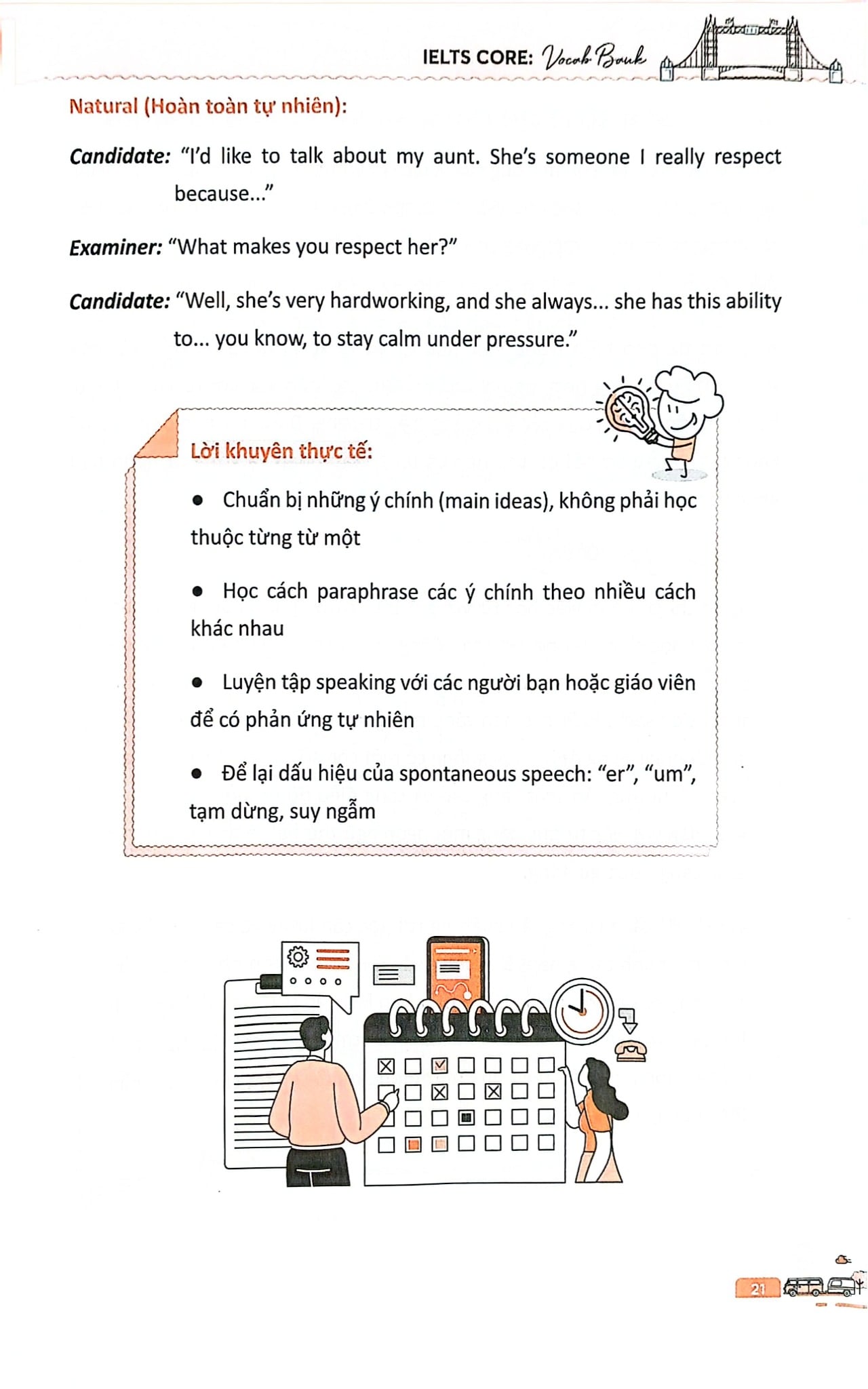 Combo 3 Cuốn Ielts Core ( Vocab Bank + Speaking Topics + Writing Keys )