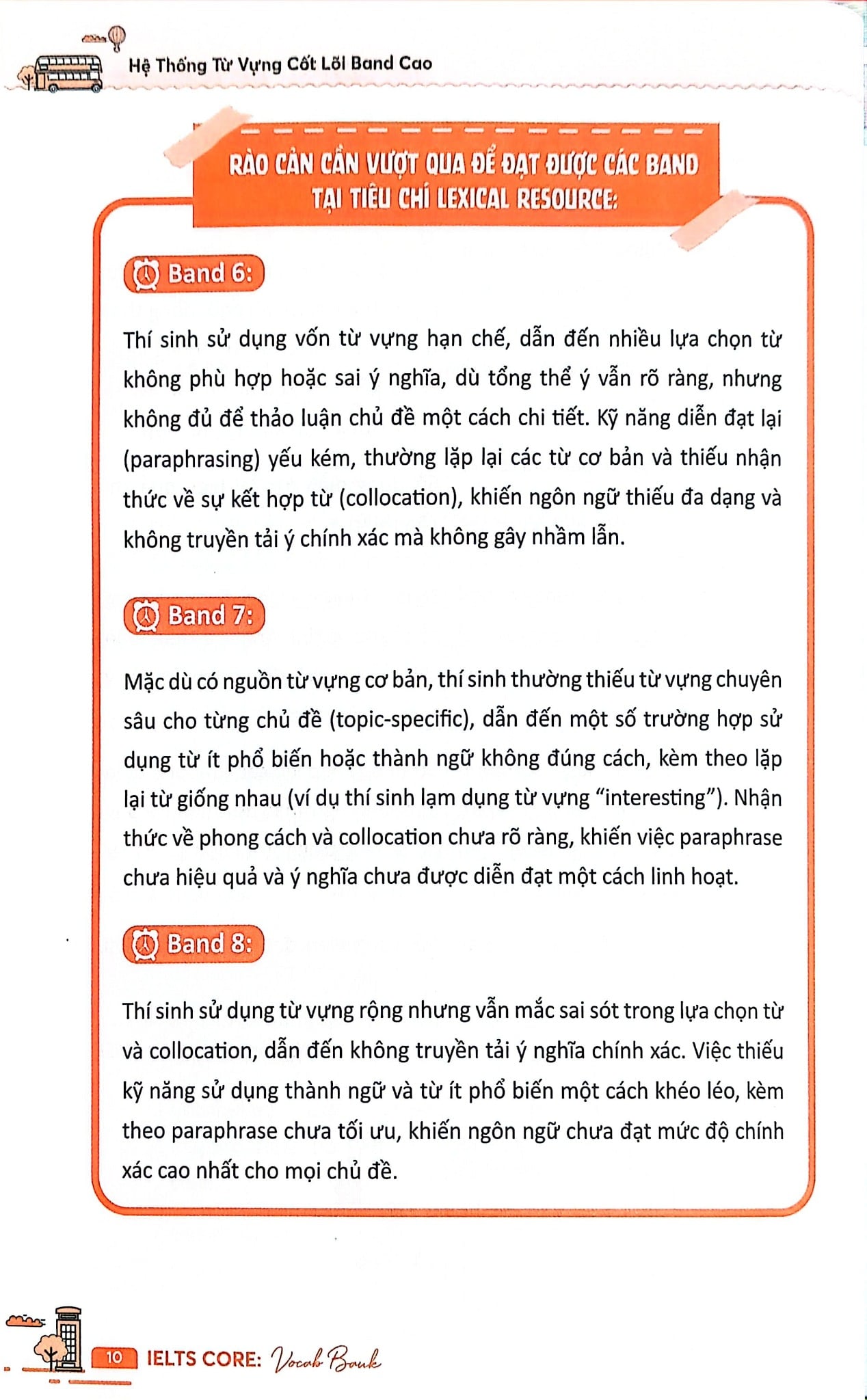 Combo 3 Cuốn Ielts Core ( Vocab Bank + Speaking Topics + Writing Keys )