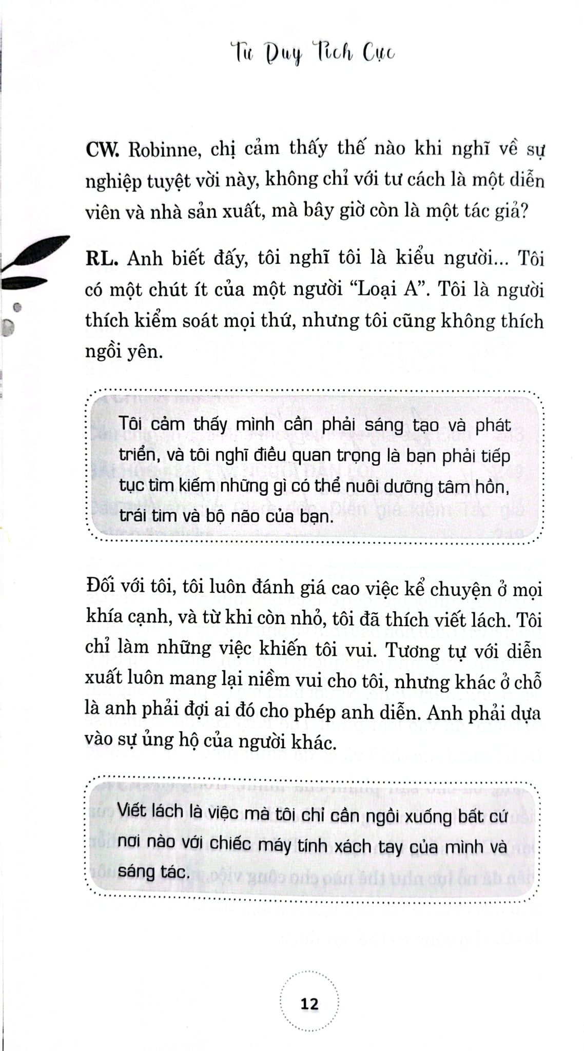 Tư Duy Tích Cực - Cyrus Webb