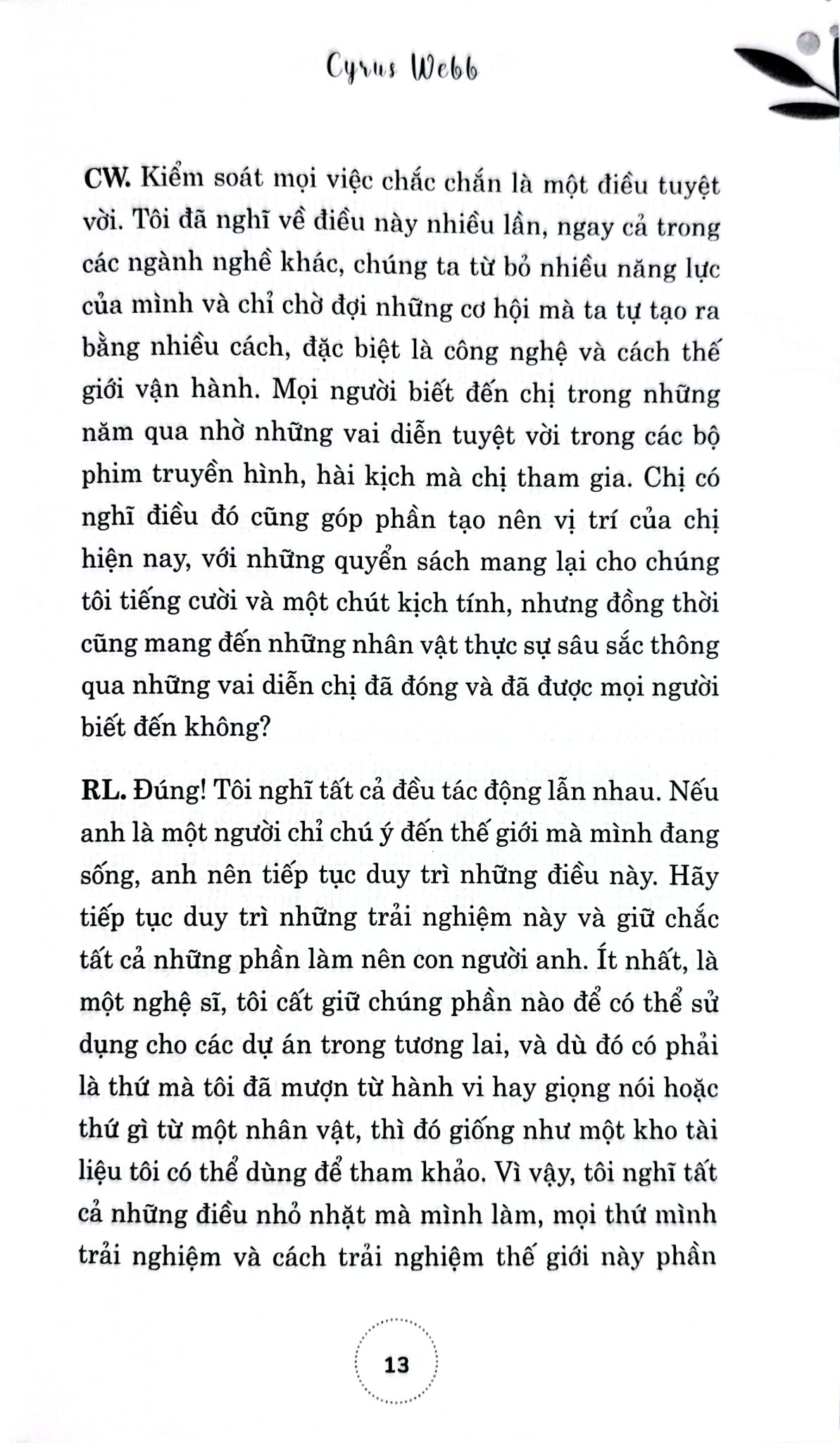 Tư Duy Tích Cực - Cyrus Webb