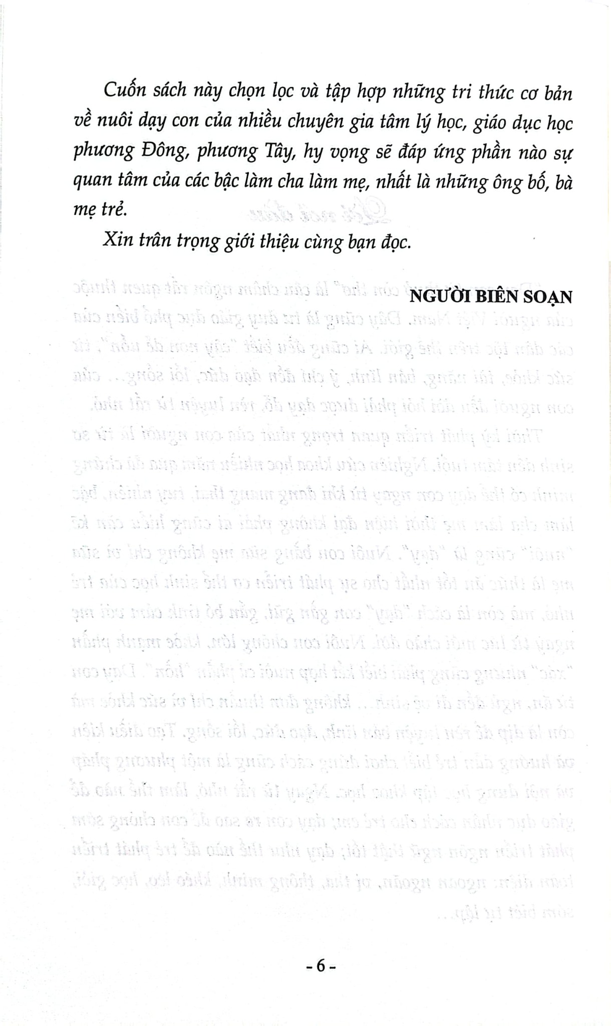 Dạy Con Từ Thuở Còn Thơ - Nguyễn Hữu Thăng