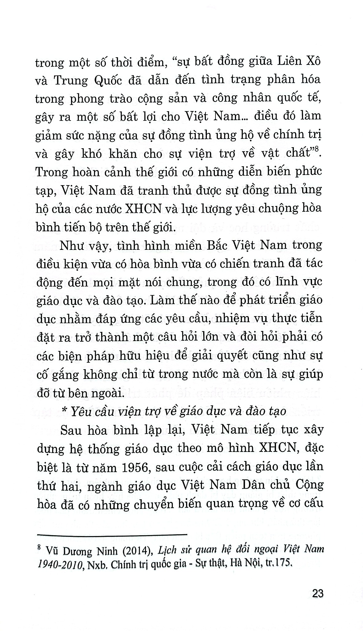 Viện Trợ Nước Ngoài Cho Việt Nam (Đối Với Giáo Dục Và Đào Tạo 1954 - 1975) - TS. Nguyễn Thúy Quỳnh