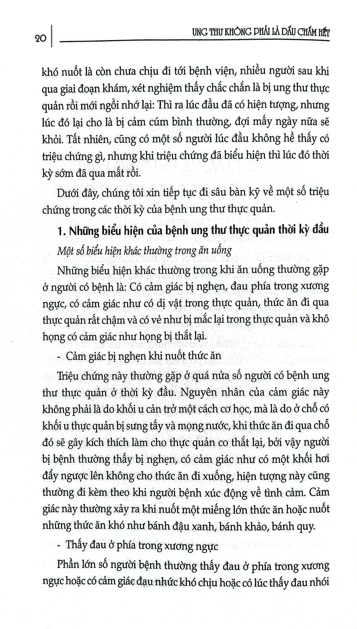 Ung Thư Không Phải Là Dấu Chấm Hết - Ung Thư Thực Quản - Nguyễn Khắc Khoái