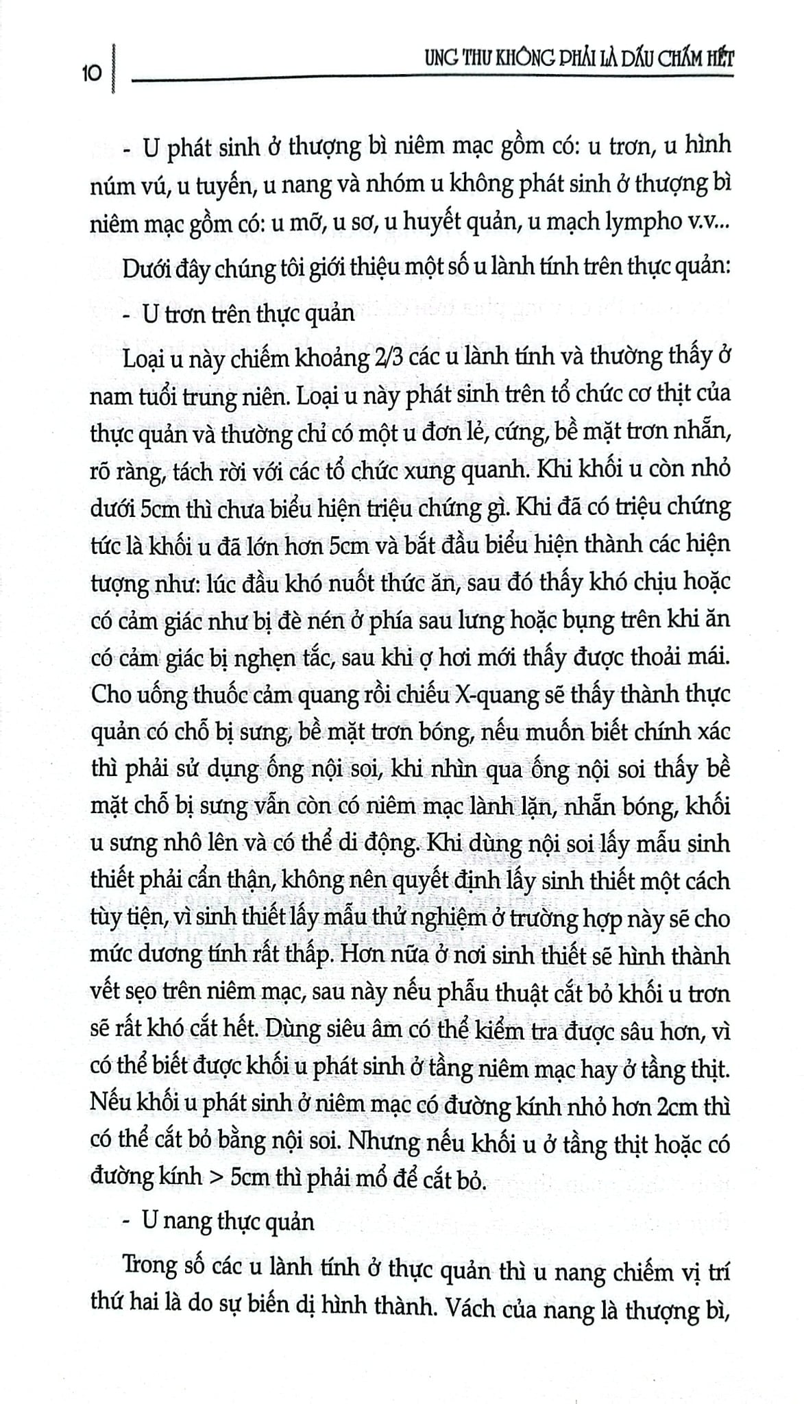 Ung Thư Không Phải Là Dấu Chấm Hết - Ung Thư Thực Quản - Nguyễn Khắc Khoái