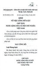 Luật Phòng Bệnh Năm 2025 (NXBLĐ) - Quốc Hội