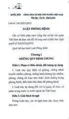 Luật Phòng Bệnh Năm 2025 (NXBLĐ) - Quốc Hội